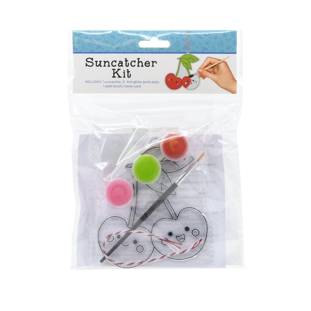 Pulsar Suncatcher Kit with Pink, Green, Orange Paints